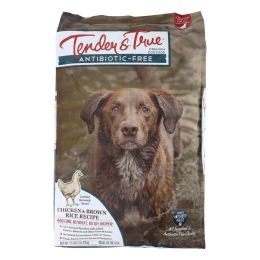 Tender & True Dog Food; Chicken And Brown Rice - Case of 1 - 23 LB