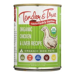 Tender & True Dog Food Chicken And Liver - Case of 12 - 12.5 OZ
