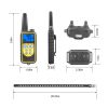 Dog Training Collar IP67 Waterproof Pet Trainer 300mAh Rechargeable 875 Yard Remote Control 4 Modes