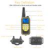 Dog Training Collar IP67 Waterproof Pet Trainer 300mAh Rechargeable 875 Yard Remote Control 4 Modes