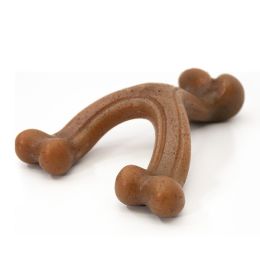 Nylabone Gourmet Style Strong Chew Wishbone Dog Toy Wishbone, Bacon, 1ea/Large/Giant 1 ct
