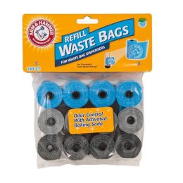 Arm and Hammer Disposable Waste Bags Refills Assorted 180 Count