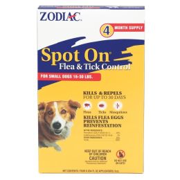 Zodiac Spot On Flea and Tick Control For Dogs