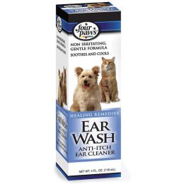 Four Paws Healthy Promise Pet Ear Wash for Dogs and Cats Ear Wash; 1ea-4 oz
