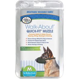 Four Paws WalkAbout QuickFit Dog Muzzle 1ea-3 Medium