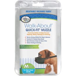 Four Paws WalkAbout QuickFit Dog Muzzle 1ea-3 Medium Short Snout