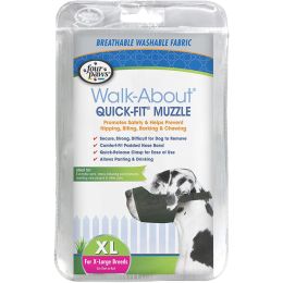 Four Paws WalkAbout QuickFit Dog Muzzle 1ea-5 XL