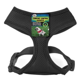Four Paws Comfort Control Dog Harness Black Large