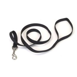 Coastal Single-Ply Nylon Dog Leash Black 3-4 in x 4 ft
