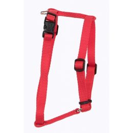 Coastal Standard Adjustable Nylon Dog Harness Red Small 5-8 in x 14-24 in