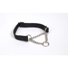 Check-Choke Adjustable Check Training Dog Collar Black 3-4 in x 14-20 in