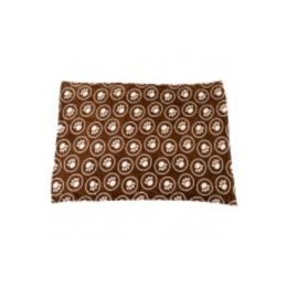 Spot Snuggler Paws-Circle Blanket Chocalate 40 in x 60 in