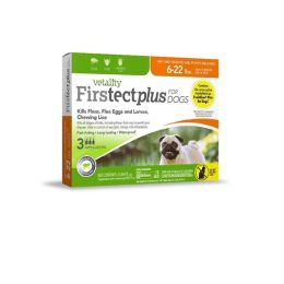Vetality Firstect Plus Flea and Tick for Dogs 0.069 fl. oz 3 Count