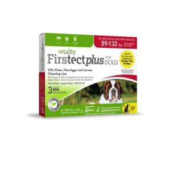 Vetality Firstect Plus Flea and Tick for Dogs 0.408 fl. oz 3 Count