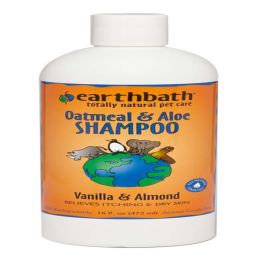 Earthbath Oatmeal and Aloe Shampoo; Vanilla and Almond 16oz