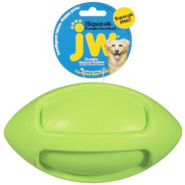 JW Pet iSqueak Funble Dog Toy Football Assorted Large