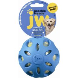 JW Pet Crackle Heads Crackle Ball Dog Toy Assorted Large