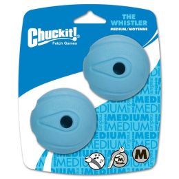 Chuckit! The Whistler Ball Dog Toy Assorted 2 Pack Medium