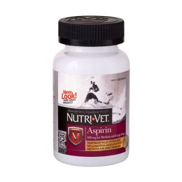 Nutri-Vet K9 Aspirin Liver Chewables Medium-Large Dog 75 Count