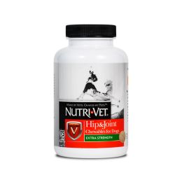 Nutri-Vet Hip and Joint Extra Strength Chewables For Dogs Liver 1ea-120ct.