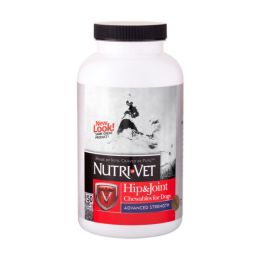 Nutri-Vet Hip and Joint Advanced Strength Chewables For Dogs - Liver Flavor 1ea-150 ct.