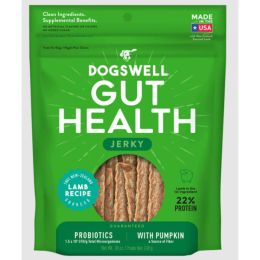Dogswell Dog Gut Health Jerky Grain Free Lamb 10Oz
