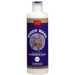 Cloud Star Buddy Wash Original Lavender and Mint Dog Shampoo and Conditioner; 16-Oz. Bottle