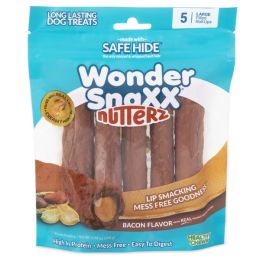 Wonder SnaXX NutterZ Dog Treat Bacon with peanut butter 1ea-5 ct; LG