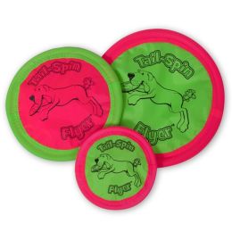 Booda Tail Spin Flyer Dog Toy Multi-Color 7 in