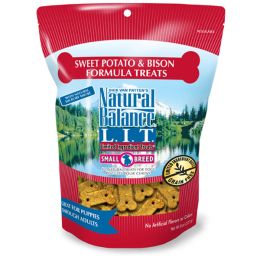 Natural Balance Pet Foods L.I.T. Original Biscuits Small Breed Dog Treats Bison  Sweet Potato, 1ea/8 oz