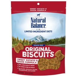 Natural Balance Pet Foods L.I.T. Original Biscuits Dog Treats Bison  Sweet Potato, 1ea/14 oz