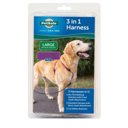 PetSafe 3in1 Dog Harness Plum, 1ea/LG