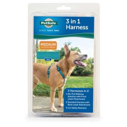 PetSafe 3in1 Dog Harness Teal, 1ea/MD