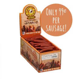Happy Howie Dog Lamb Sausage 4 Inch 80 Pack