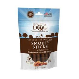 Exclusively Pet Meat Treats Smokey Sticks Dog Treat 7 oz