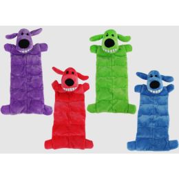 Loofa  Squeaker Mat - 13 Squeakers!(Assorted Colors) Size: 12"