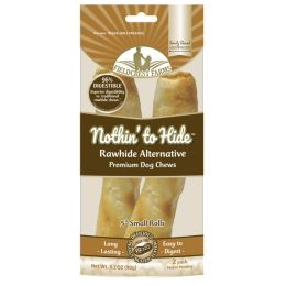 Fieldcrest Farms Nothin to Hide Peanut Butter Roll Dog Treat 2 Pack; 5 Inches