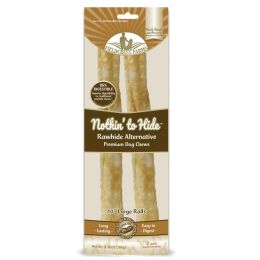 Fieldcrest Farms Nothin to Hide Peanut Butter Roll Dog Treat 2 Pack; 10 Inches
