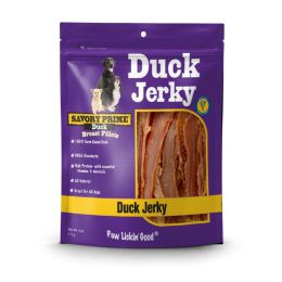 Savory Prime Natural Duck Jerky Dog Treat 4 oz