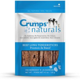 BEEF TENDERSTICKS 4.2z/8 (120g)CRUMPS NAT DOG(100% Beef Lung)