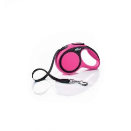 Flexi Comfort Retractable Tape Dog Leash Pink 10 ft Extra-Small
