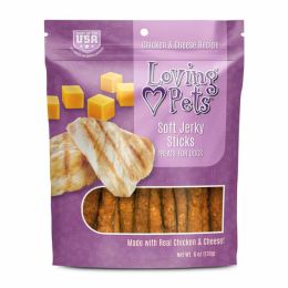 Loving Pets Soft Jerky Sticks Dog Treat Chicken and Cheese 1ea-6 oz