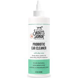 Skouts Honor Dog Probiotic Ear Cleaner 4Oz