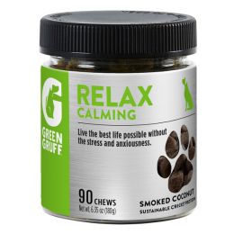 Green Gruff Relax Calming Dog Supplements 1ea-90 ct