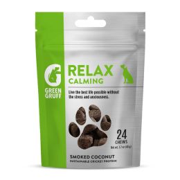 Green Gruff Relax Calming Dog Supplements 1ea-24 ct