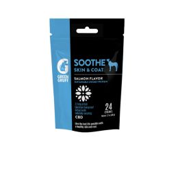 Green Gruff Soothe Skin Coat PLUS CBD Dog Supplements 1ea-24 ct