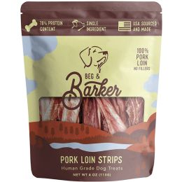 Beg and Barker Dog Strips Pork Loin 4Oz