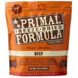 Primal Pet Foods Freeze Dried Dog Food 5.5 Oz.- Beef