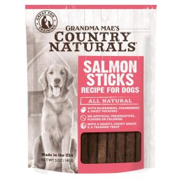 Grandma Maes Country Naturals Grain Free Salmon Sticks Dog Treats 1ea-5 oz