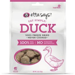 Etta Says Eat Simple! 100% Freeze Dried Duck; Wt 2.5Oz